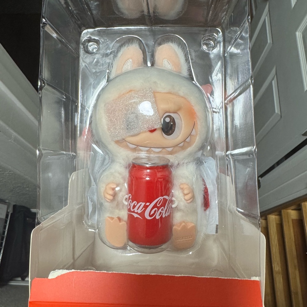 Coca-Cola Red and White Bunny Figure